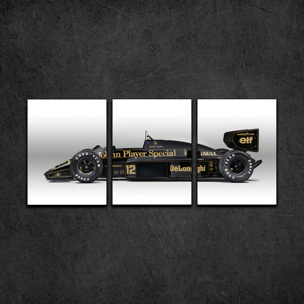 Ayrton Senna 3 Set Canvas