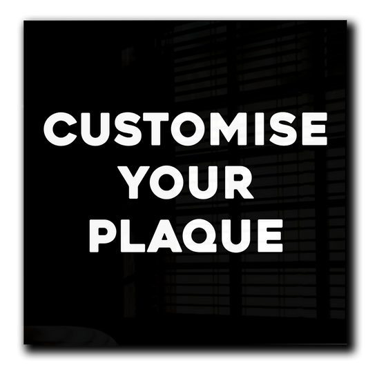 Custom Acrylic Album Plaque