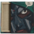 MF DOOM ALL CAPS CANVAS