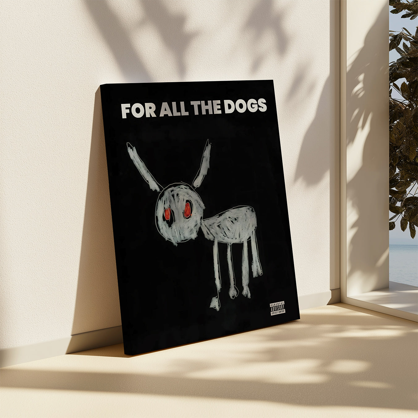 For All The Dogs Canvas