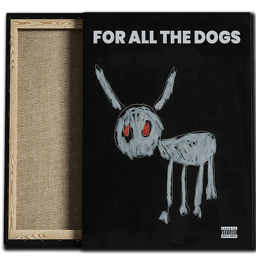 For All The Dogs Canvas