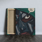 MF DOOM ALL CAPS CANVAS