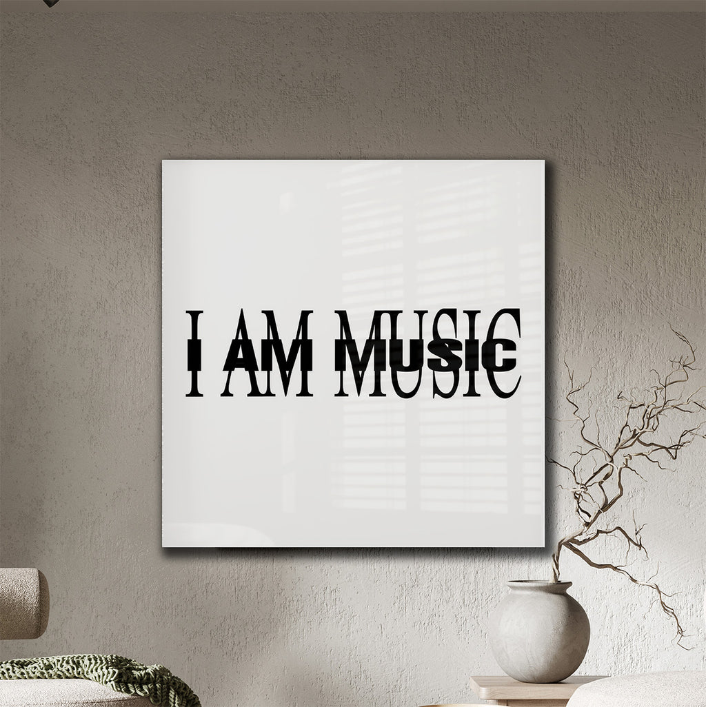 I AM MUSIC ACRYLIC PLAQUE