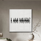 I AM MUSIC ACRYLIC PLAQUE